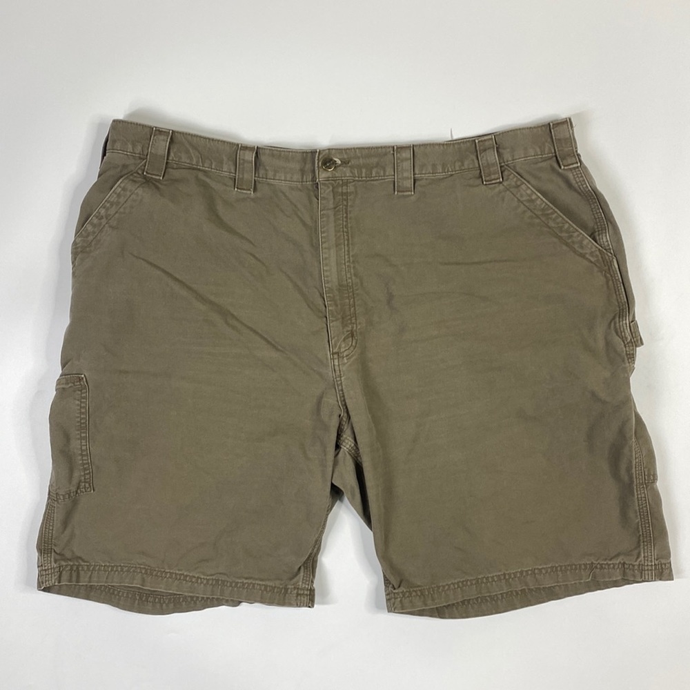 Carhartt B147 LBR Original Fit Carpenter Utility Work Shorts Tan Size 48